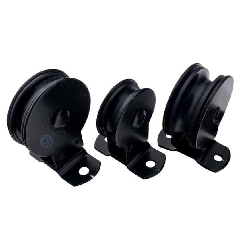 Standing pulley with polyamide wheel in various wheel sizes