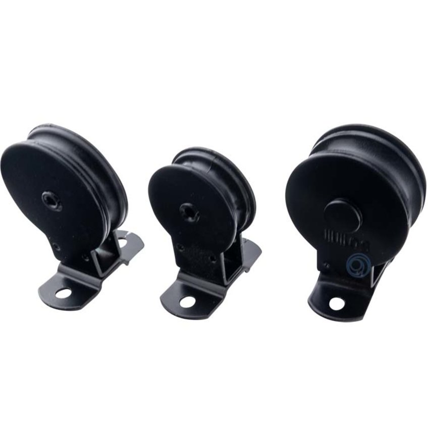 Standing pulley with polyamide wheel in various wheel sizes