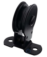 Pulley 50mm standing model with black polyamide wheel