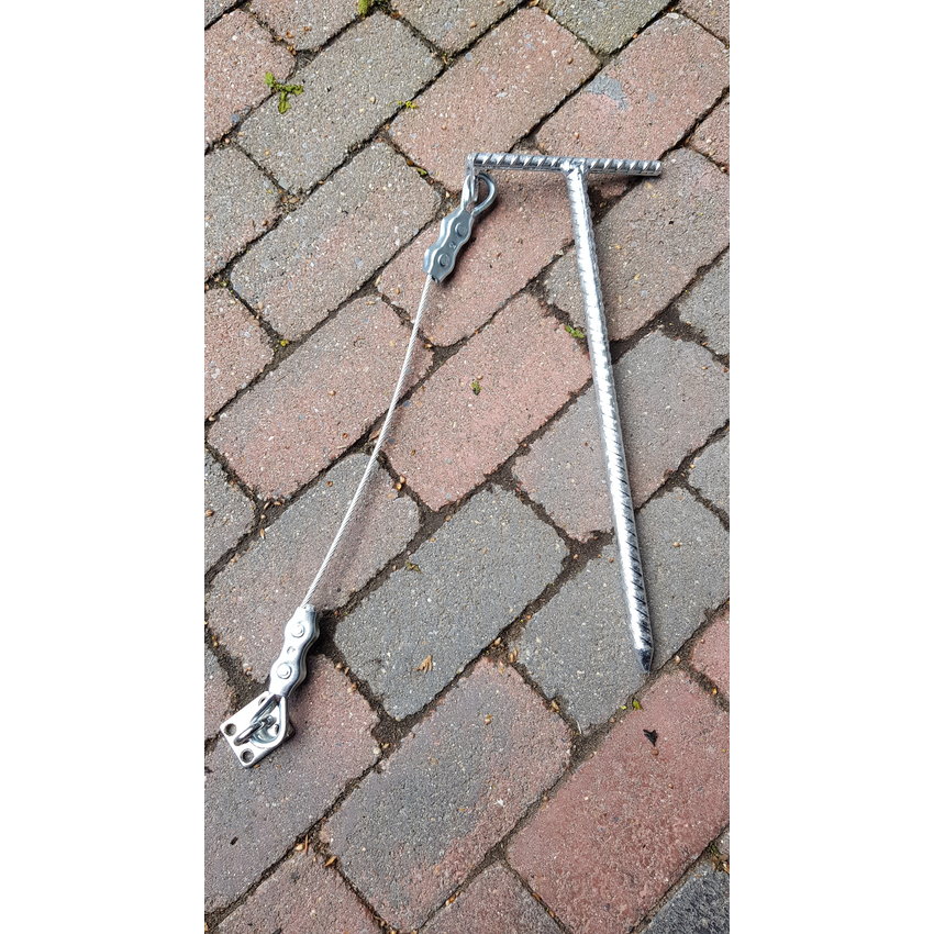 Eyeplate 8mm Stainless