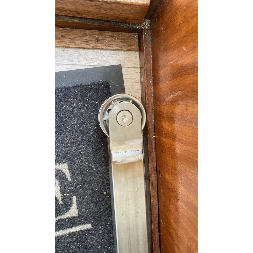 stainless sheave with brass bus 50mm