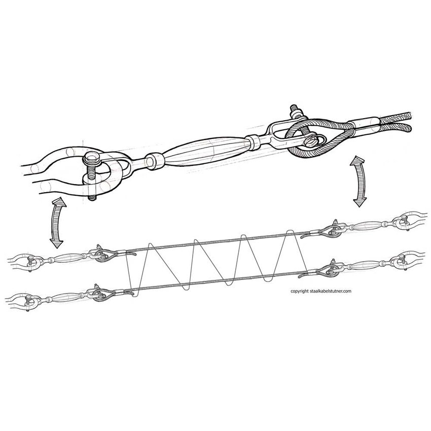 Green your street with a green garland package from Staalkabelstunter.