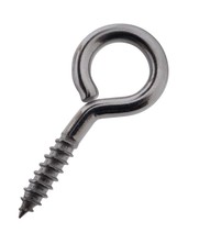 Stainless steel screw eye 6x62 AISI316