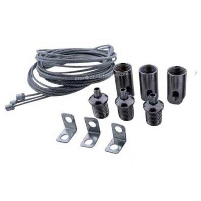 Have custom steel cable made | With end eyes, terminals & crimps Technx