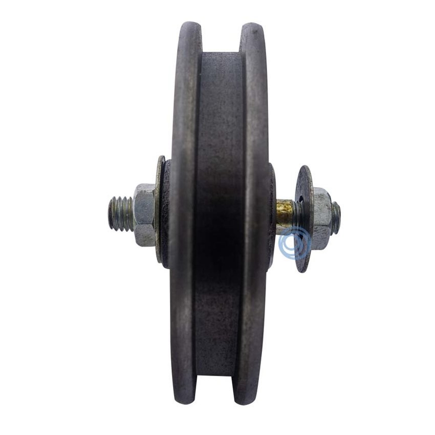 Cast iron wheel with needle bearing 120mm