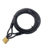 Wire Rope 5 meter with padlock PVC