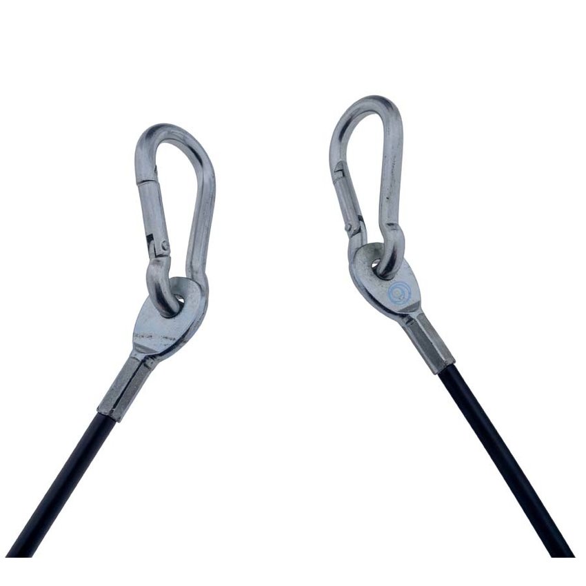 Fitness Steel cable with eye and carabiner For Sale - Wire rope