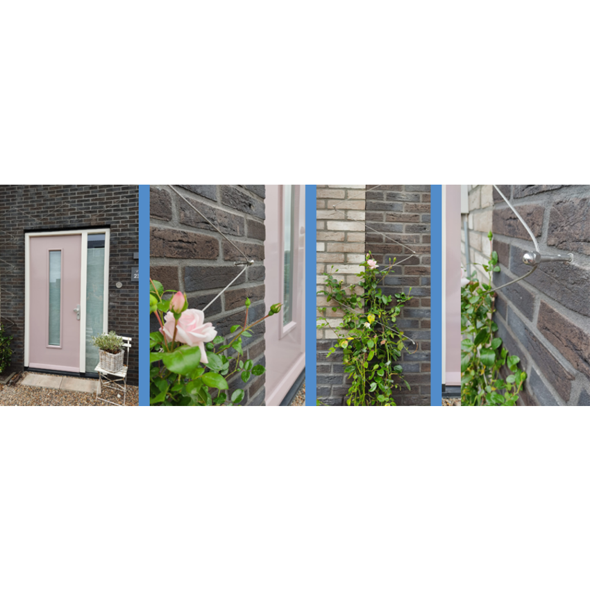 Säulenbegrüning Edelstahl - Fassaden Begrünning  Aisi 316