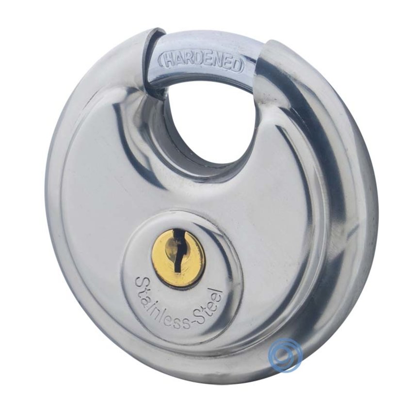 Disc lock  70mm keyalike stainless