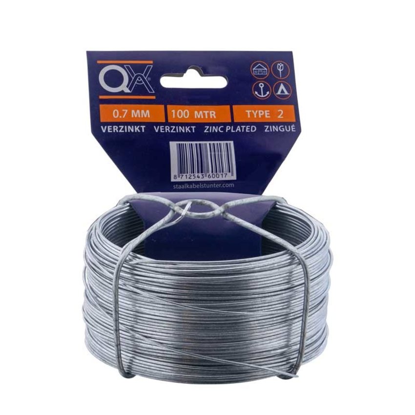 Iron wire - binding wire 0.7mm - 100 meters on coil