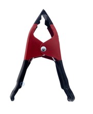 Spring Clamp 15cm Red with rubber protectors