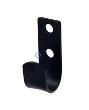 Black lacquered hook Carola double hole