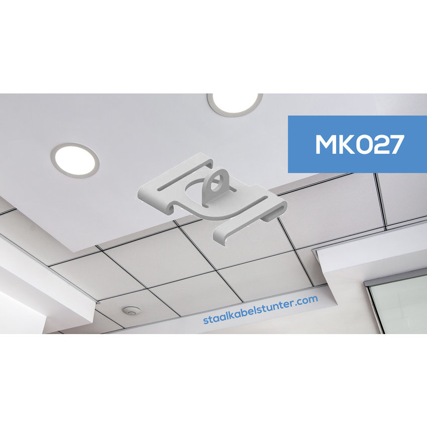 Clip for suspended ceilings - black version