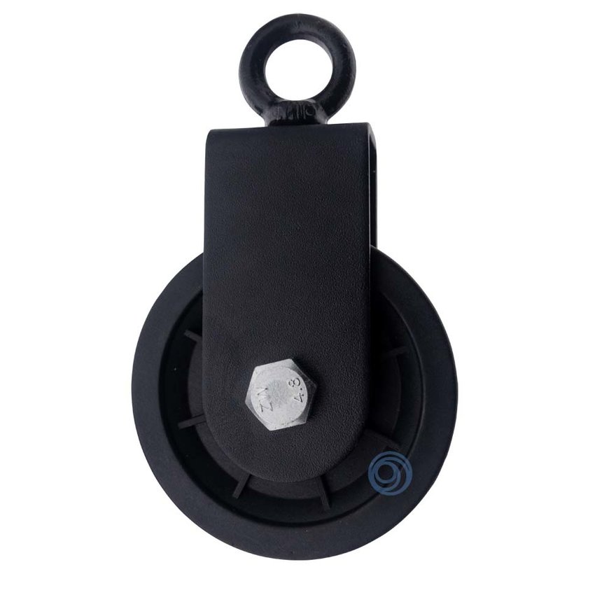 360° drehbare Umlenkrolle, inklusive Karabinerhaken