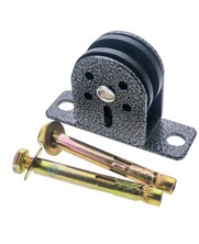 2 Stuks Zware Katrol 36 Mm – Zinklegering, Enkele Katrol – Voor Hijskraan En Touwsystemen – Voor Binnen En Buiten – Zilver