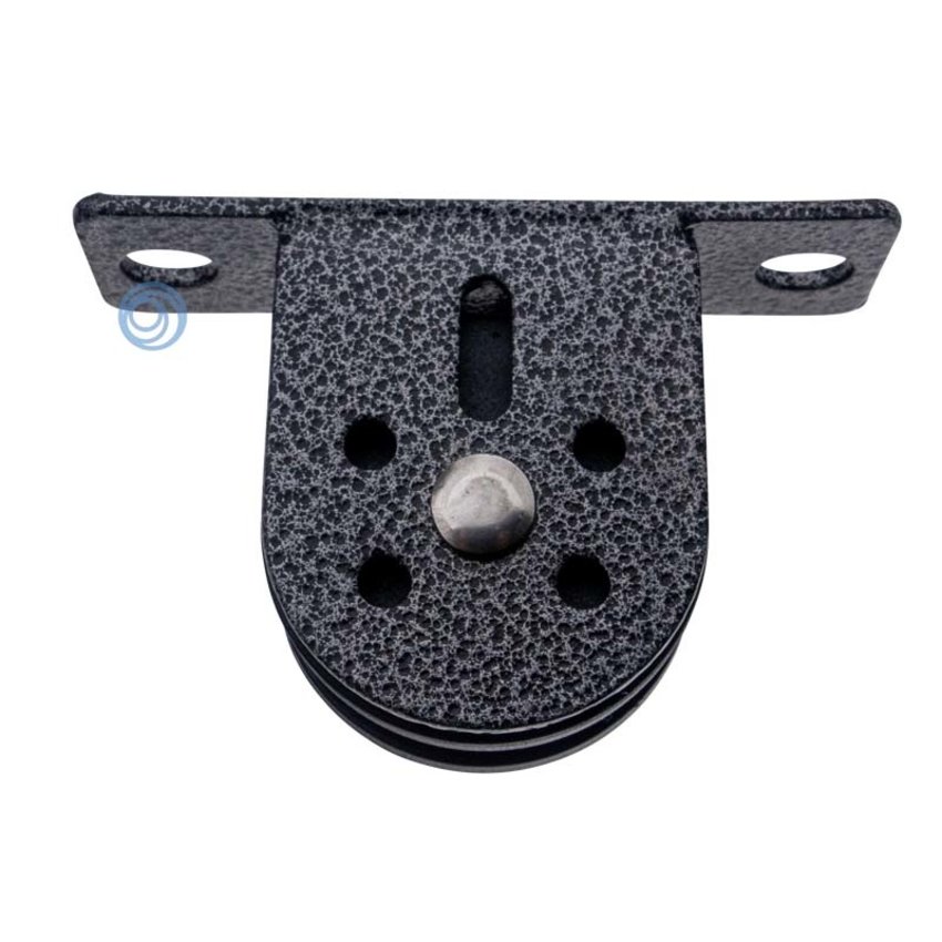 Stahlseilrolle mit Wandbefestigung, inklusive 2 Keilbolzen