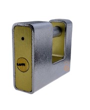 Armoured Block Lock 80mm Keyalike