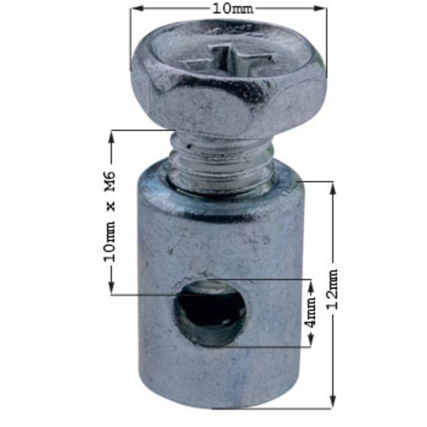 Threadlocker with single screw