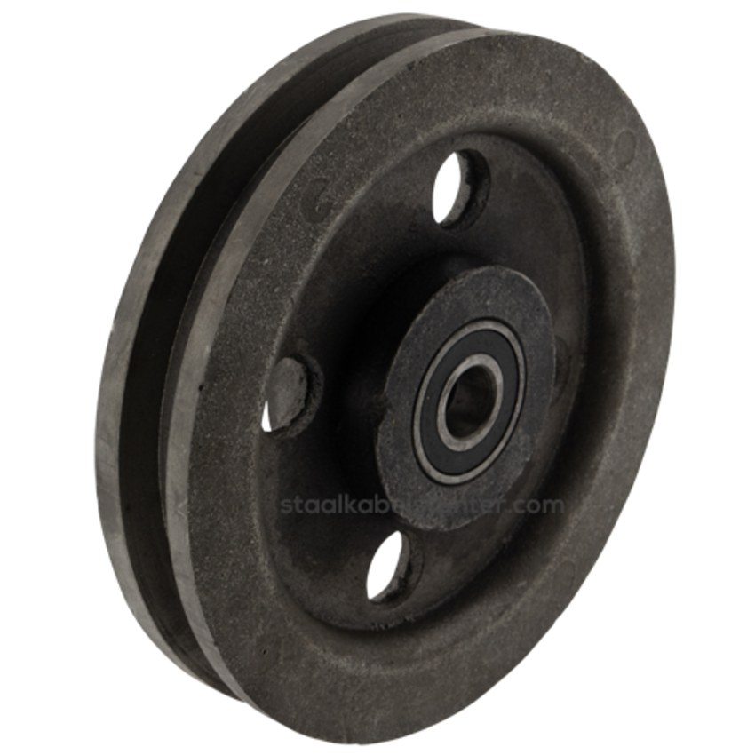 Cast iron wheel or disc with square groove Bearing 75mm