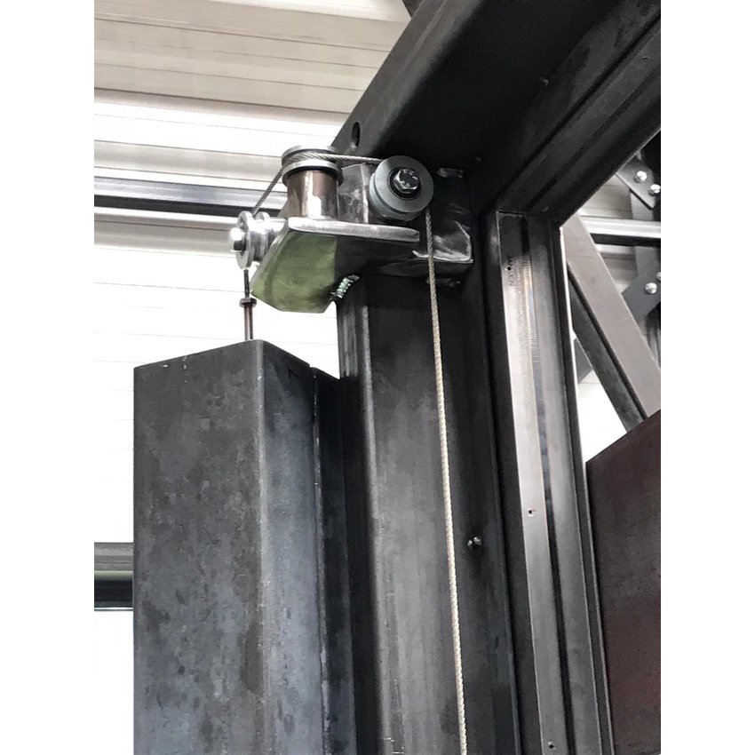 Rad oder Scheibe aus Gusseisen mit quadratischer Rille Lager 140mm