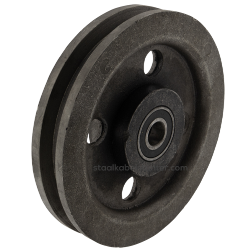 Cast iron wheel or disc with square groove Bearing 140mm