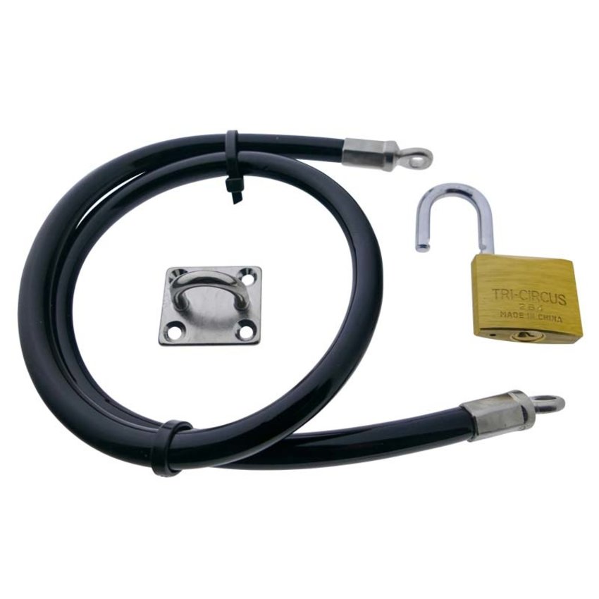 SlimLine Cable lock set -  3-pieces