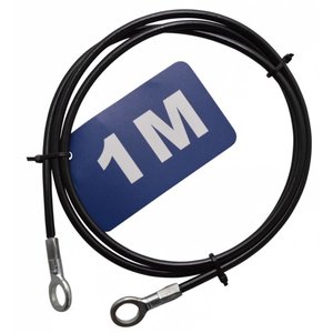 Stanford Safetycable 1m with loops black