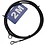 Safetycables black 2 meter with loops