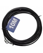Safetycables black 10 meter with loops