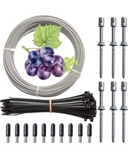 Traubenführung Kletterhilfe Kreuzschraube Edelstahlgitter 2mm Packung