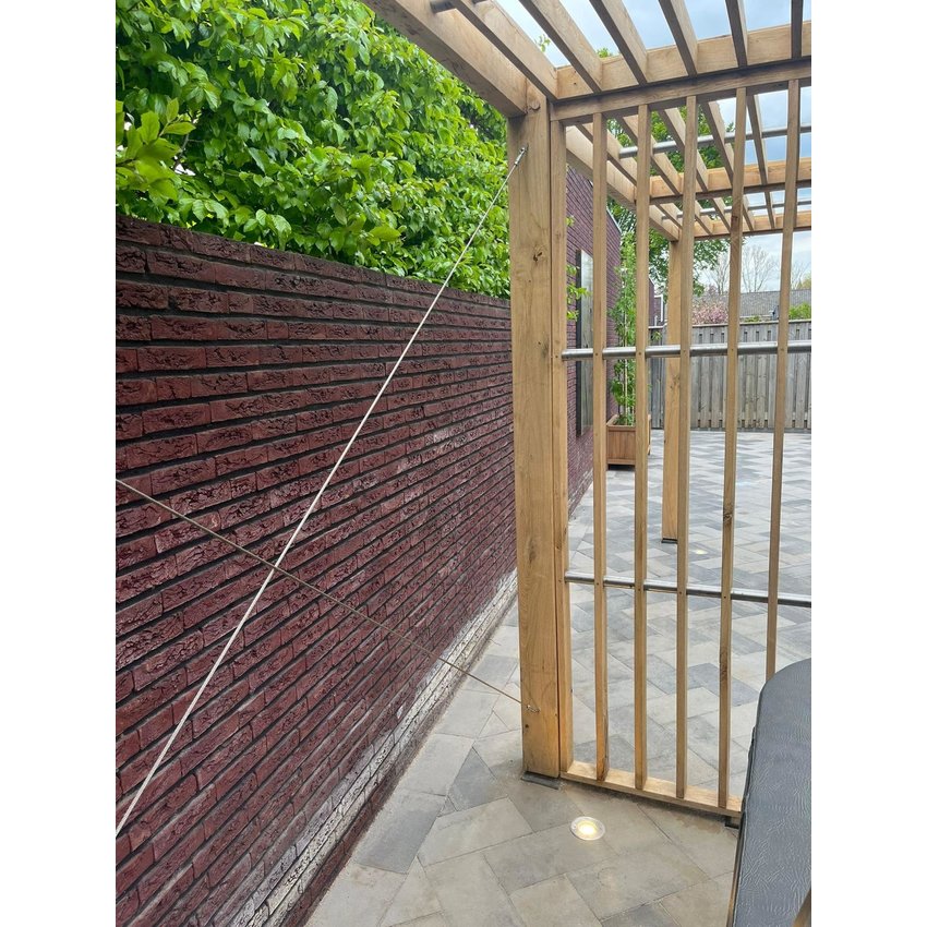 Edelstahl Niro rostfrei Drahtseil 5 mm 50 meter