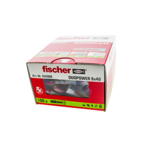 Fischer Schroefpluggen 8x40  S8