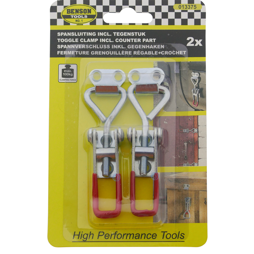 Turnbuckle adjustable 60mm - with 100kg holding force - 2 pieces