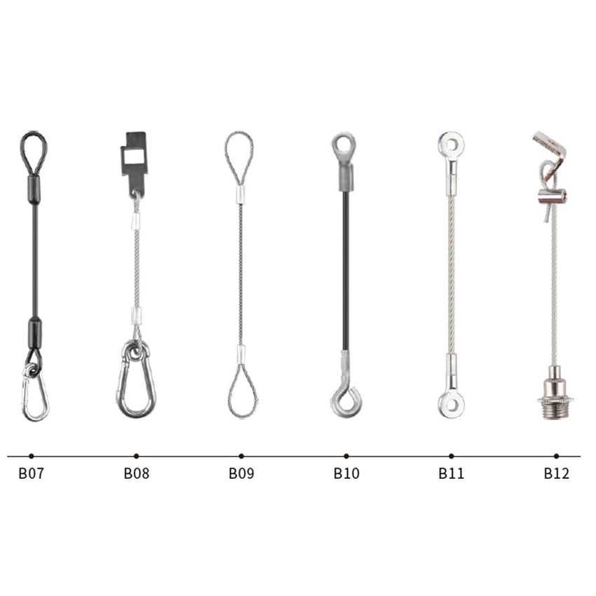 36 different options for custom-made wire rope