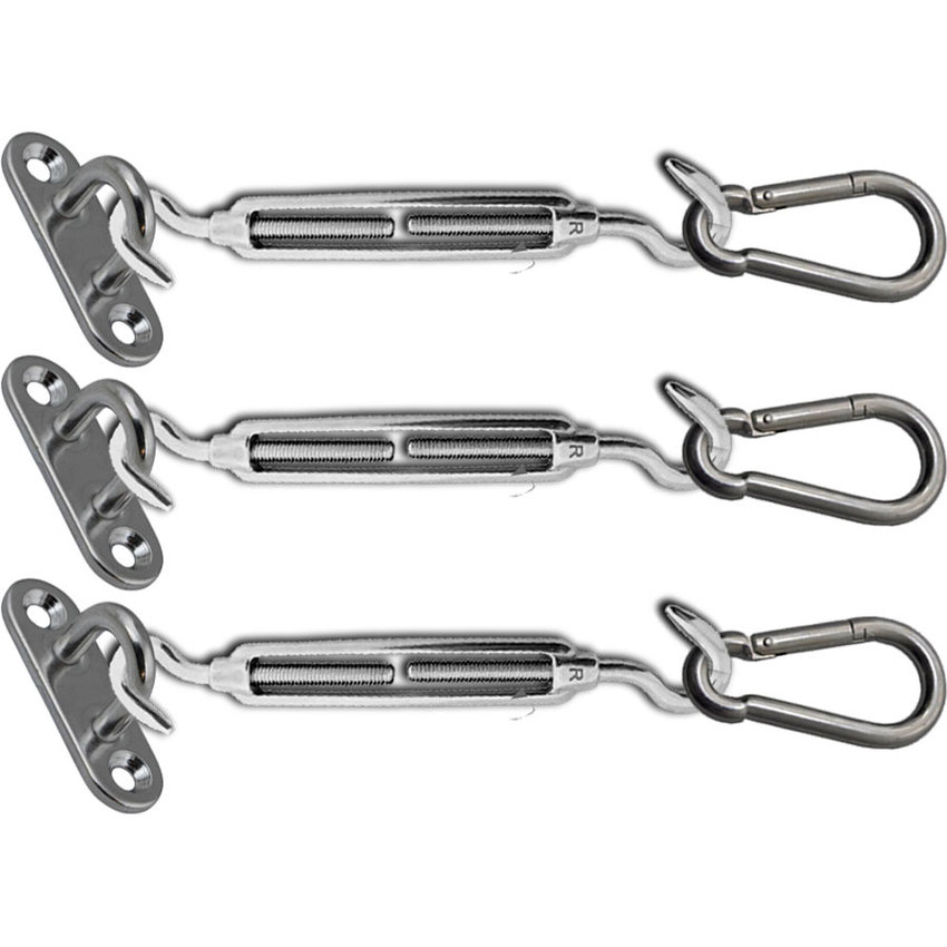 Stainless Steel Shade cloth suspension kit triangle