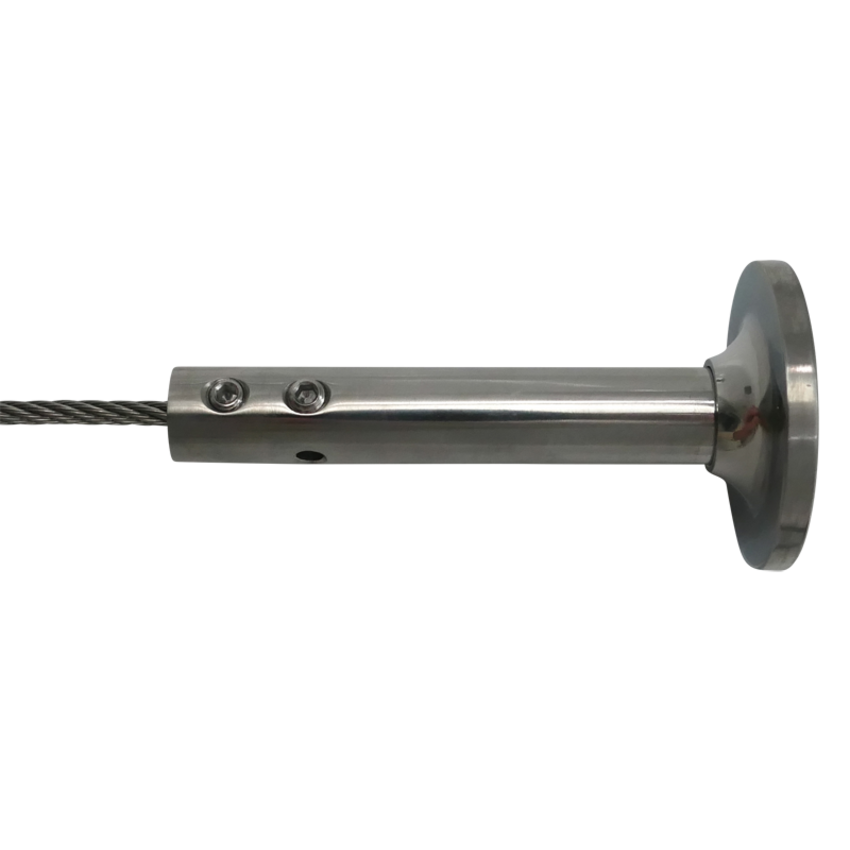 Steel wire rope center support - Curtain support for steel wire rope