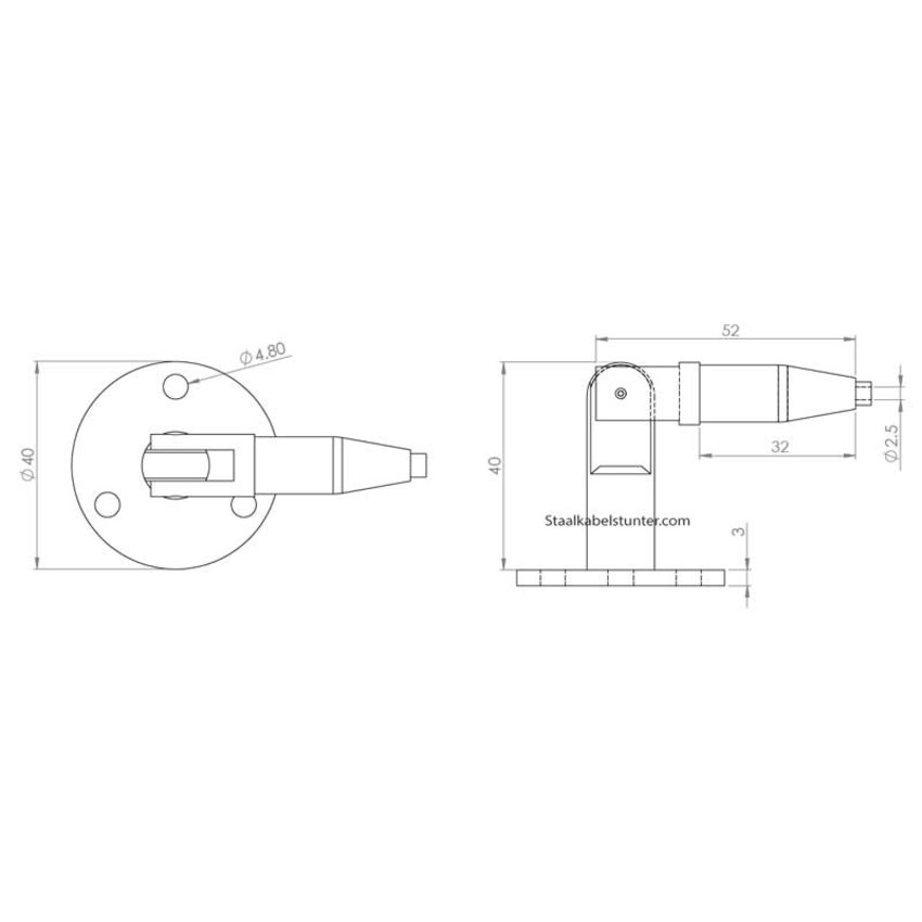 Wire Rope curtain hangingsystem