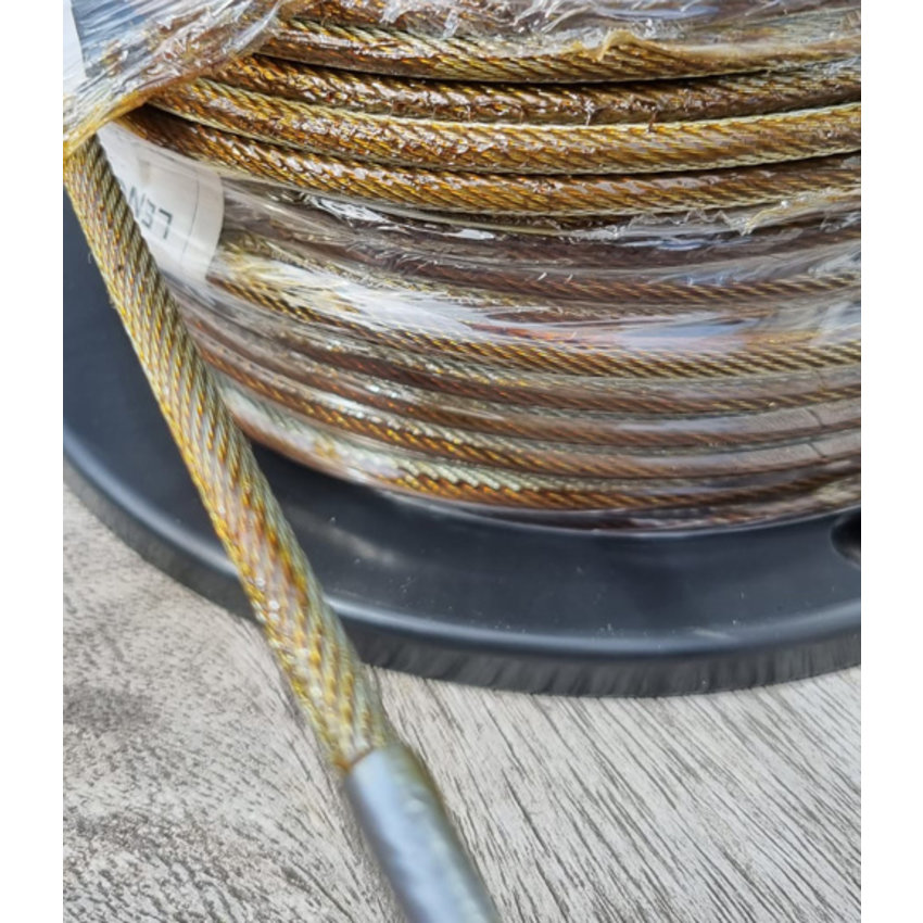 Rotation resistant wire rope 5 mm 100 meter on coil 19x7