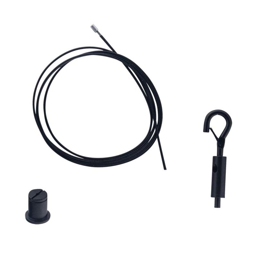 Suspension system steel cable 25 black