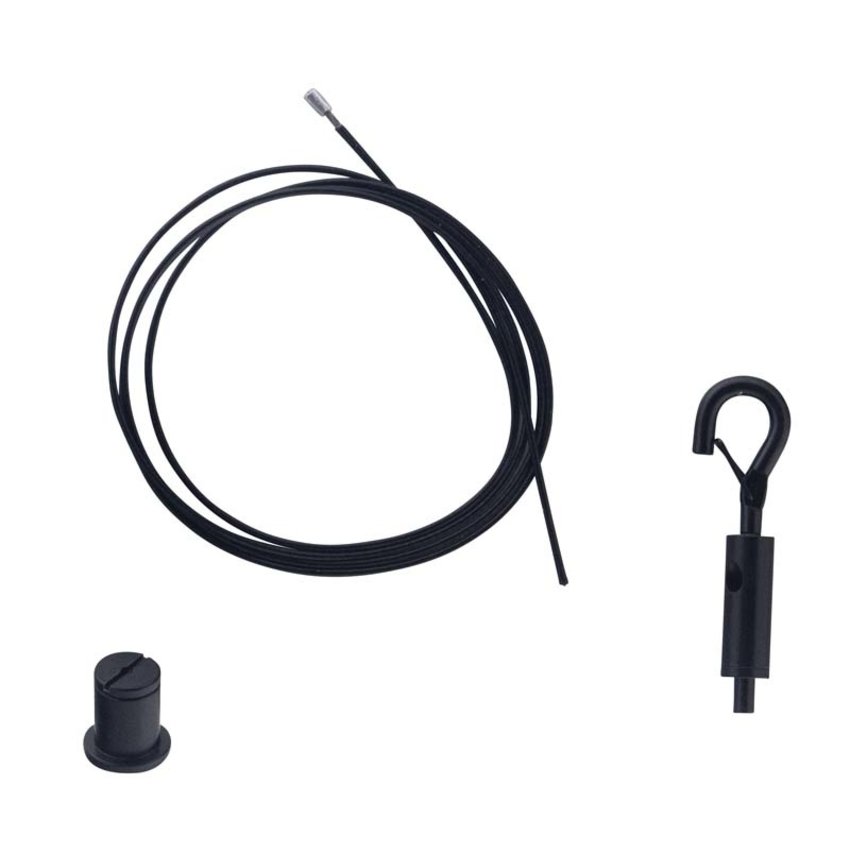 Suspension system steel cable 25 black