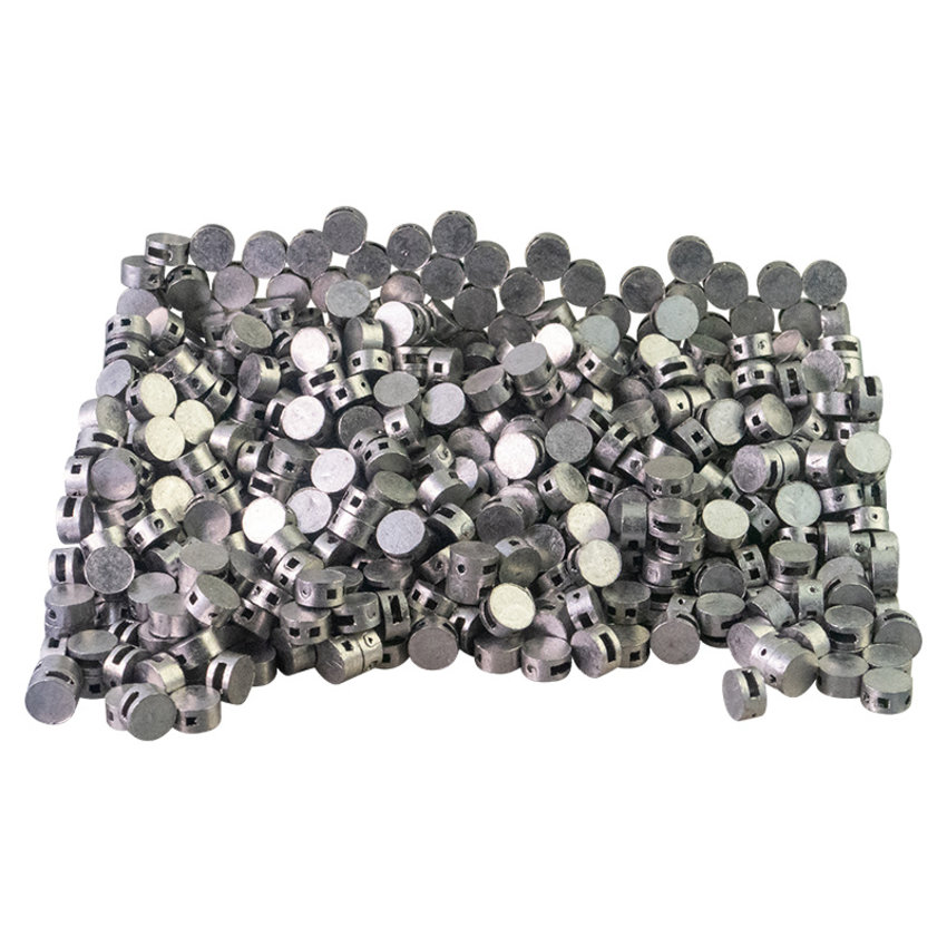 Lead seals 700 pieces - 1kg - 8mm Lead seals