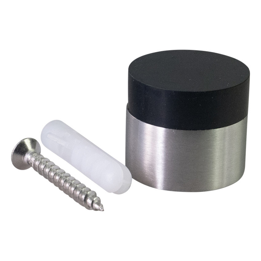 Stainless steel door stopper 26x30 for wall/floor mounting