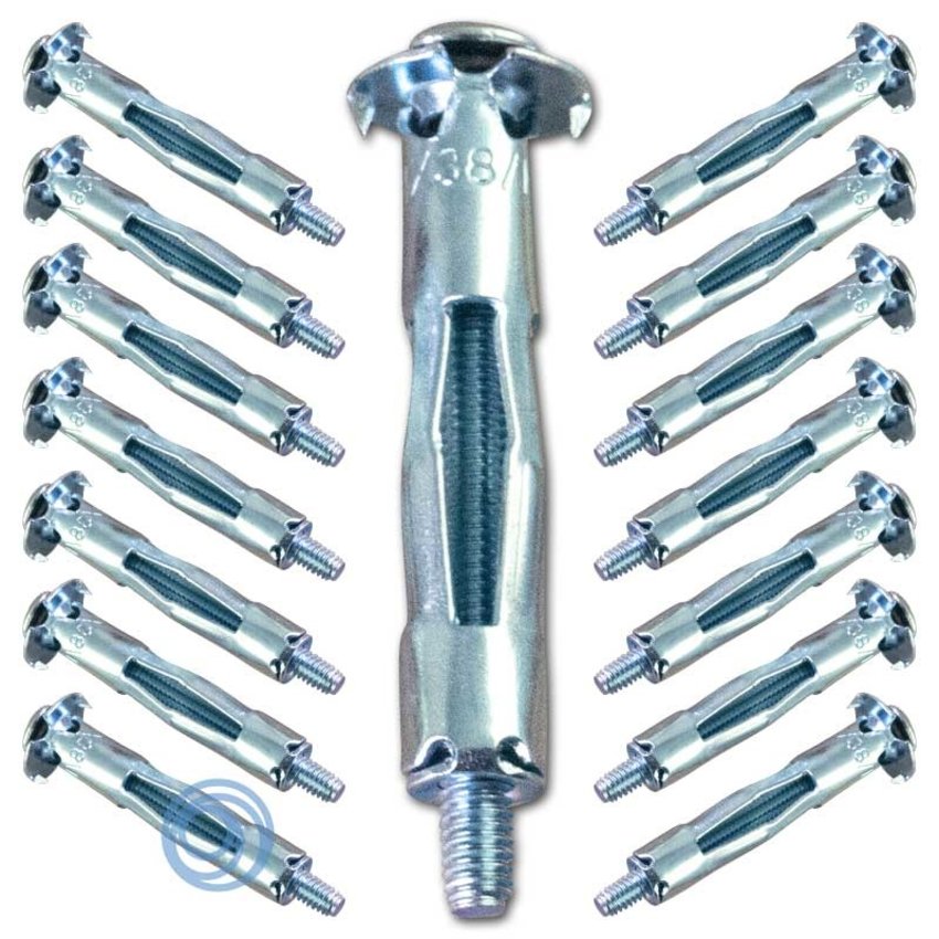 Hohlraumdübel M5x37 - 25 Stück - Verzinkt