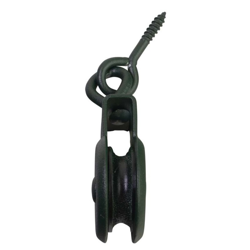 Marquispulleys woodthread and polyamide sheave 32mm Green