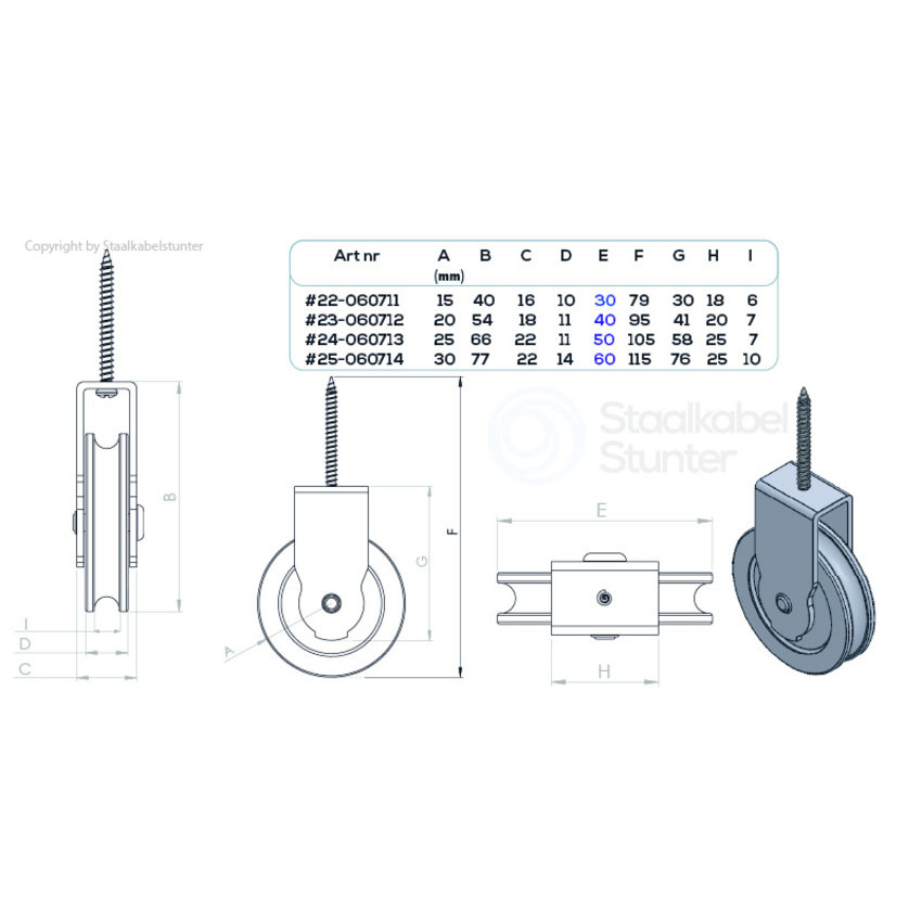 screwpulley cast iron