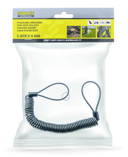 Spiraalkabel met twee lussen met een lengte van 3 meter