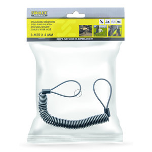 Stahlex Spiral cable with two loops 3m