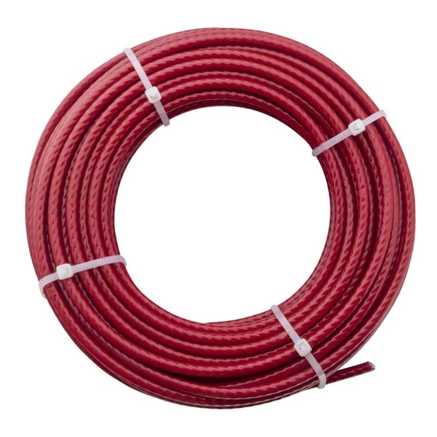 Wire Ropes 3/4 mm pvc 20 meter Red