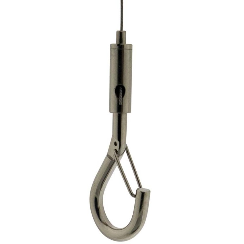 Suspension system hook Large - with springclip