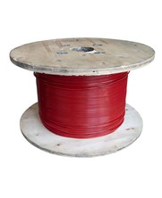 Stahlseil 2/3mm rot 1000m plastifizierte Mega-Rolle